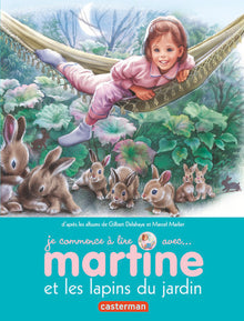 Martine et les lapins du jardin
