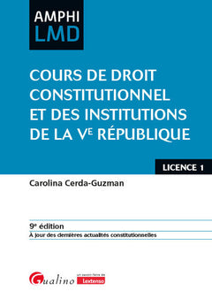 Cours de droit constitutionnel et institutions de la Ve République