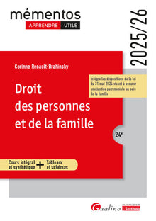 Droit des personnes et de la famille