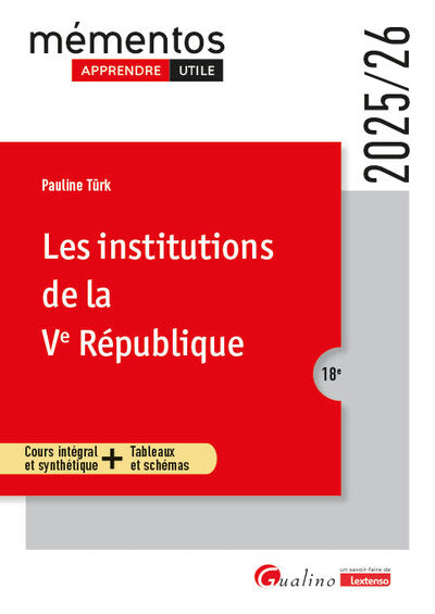 Les institutions de la Ve République