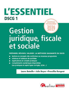 DSCG 1 - Gestion juridique fiscale et sociale