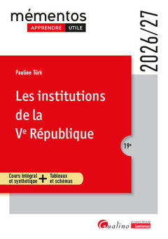 Les institutions de la Ve République
