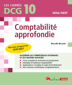 DCG 10 - Comptabilité approfondie
