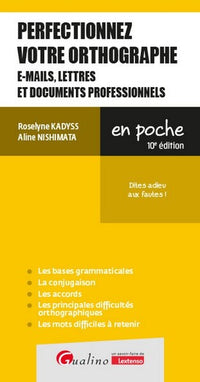 Perfectionnez votre orthographe
