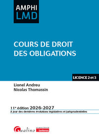 Cours de droit des obligations