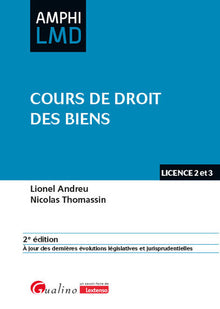 Cours de droit des biens
