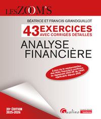 Analyse financière - 43 exercices avec corrigés détaillés
