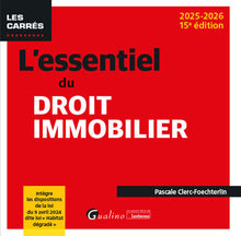 L'essentiel du droit immobilier