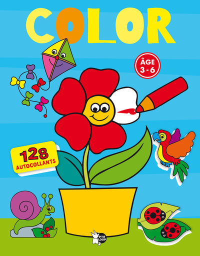 Color avec autocollants - 3-6 ans - Vol 1