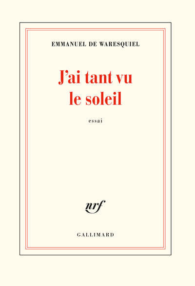 J'ai tant vu le soleil