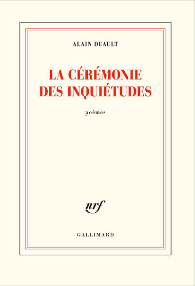 La cérémonie des inquiétudes