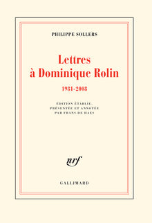 Lettres à Dominique Rolin
