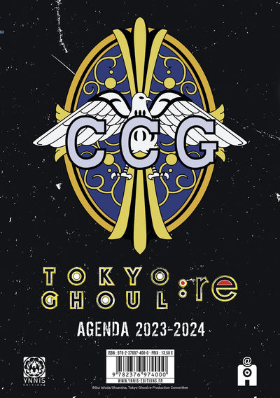 Agenda scolaire 2023-2024 Tokyo Ghoul : RE