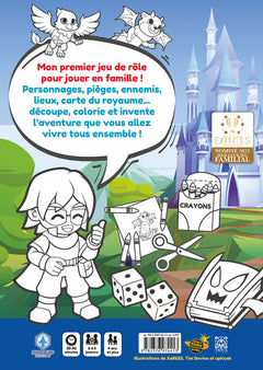 Mon premier jeu de rôle, une aventure à colorier