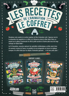 Cuisine et animation, coffret 3 livres