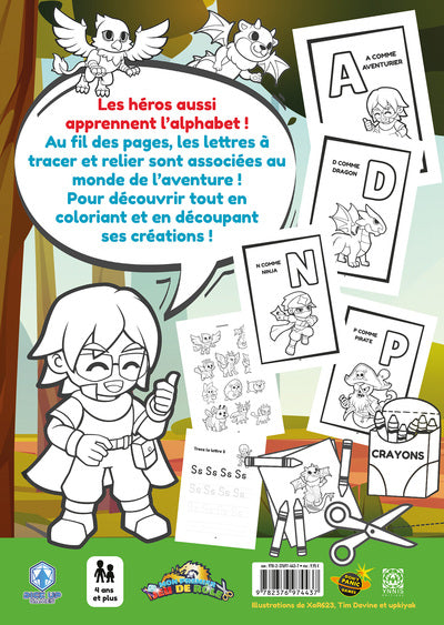 Abécédaire fantastique, une aventure à colorier