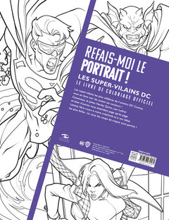 Les super-vilains DC, le livre de coloriage officiel