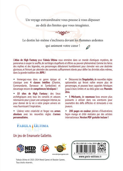 Fabula Ultima Atlas de High Fantasy