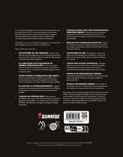 Cowboy bebop, le jeu de rôle, livre de base
