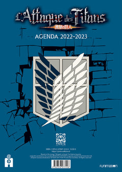 Agenda 2022-2023 L'Attaque des titans