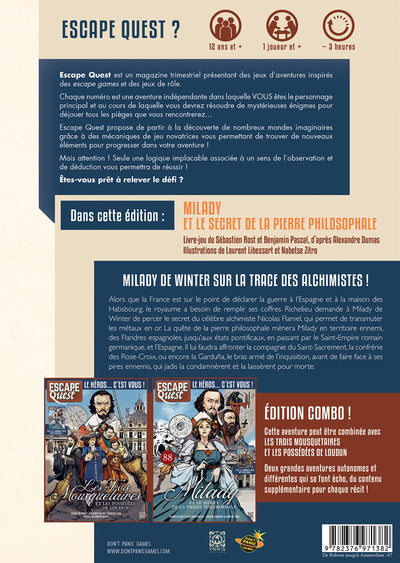 Milady et le secret de la pierre philosophale