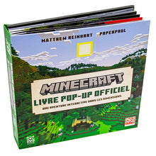 Minecraft, le pop-up officiel