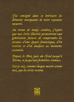 Codex des 7 couronnes, bréviaire illustré de la saga Game of Thrones