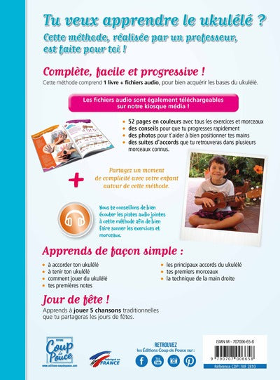 Méthode P'tit Coup de pouce ukulélé - Spécial enfant