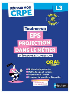 Réussir mon CRPE - EPS et Projection dans le métier Admission concours L3 Oral 2027-2028