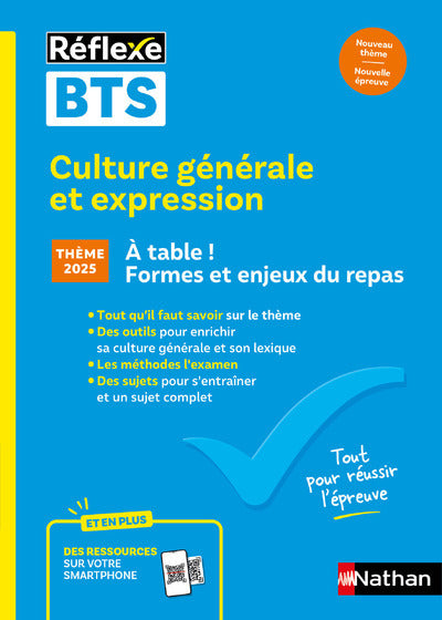 Mémo BTS - Culture générale et expression - Nouveau thème épreuve 2025