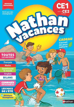 Nathan Vacances CE1 vers le CE2 7/8 ans