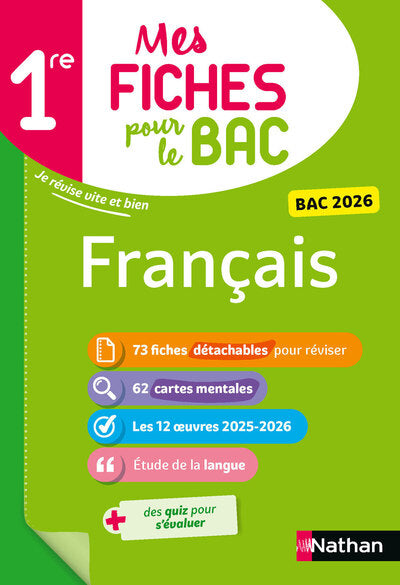 Mes fiches pour le Bac 1re Français