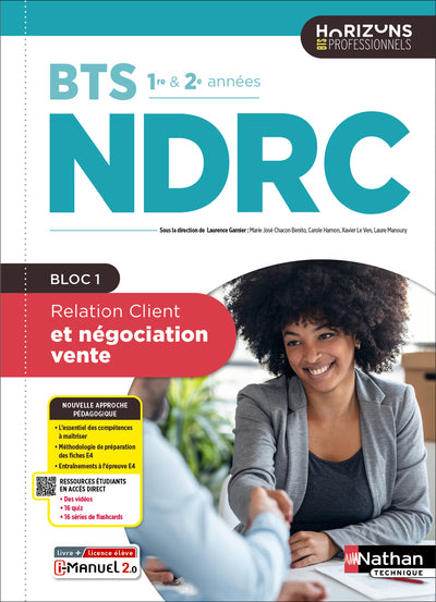 Relation client et négociation vente - BTS NDRC 1re et 2e années - Éd. 2025