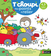 T'choupi Mes points à relier - Lettres et nombres 4-5 ans MS