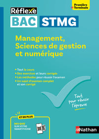 Guide Bac STMG - Spécialité Management, sciences de gestion et numérique 1re/ Tle - Réflexe - N° 27