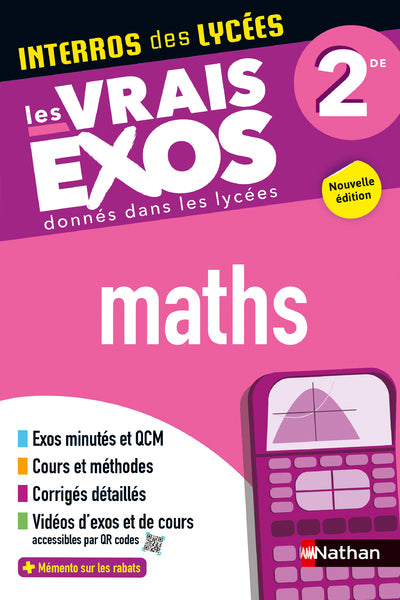 Maths Seconde - Interros des lycées 2de