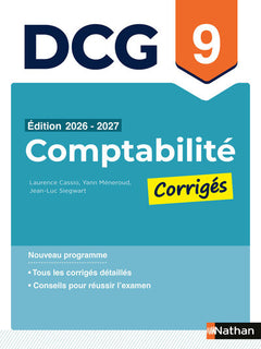 Comptabilité - DCG - Épreuve 9 - Corrigés applications 2026-2027