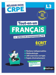 Réussir mon CRPE Français 1e épreuve d'admissibilité L3 écrit 2027