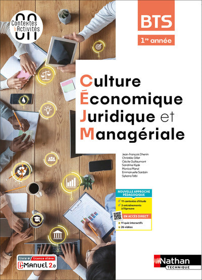 Culture économique, juridique et managériale - BTS 1re année - Coll. Contextes & Activités - Éd. 2025