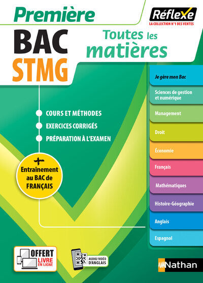 Toutes les matières - Première STMG - Réflexe - 2024