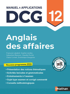 Anglais des affaires - DCG - Épreuve 12 - Manuel et applications