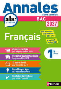 Annales Bac Français 2027