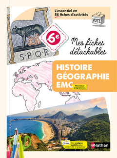 Histoire Géographie 6ème - Mes fiches détachables - 2026
