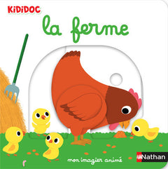 Mon imagier animé Kididoc - la ferme
