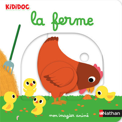 Mon imagier animé Kididoc - la ferme