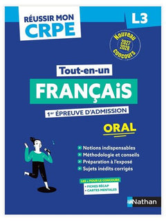 Réussir mon CRPE - Français Admission concours L3 oral 2027-2028