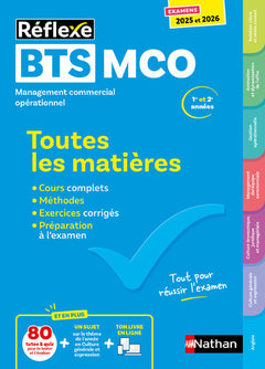 Toutes les matières - BTS MCO - Réflexe - Examens 2025-2026