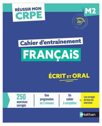Réussir mon CRPE - Français M2 cahier d'entrainement 2027-2028