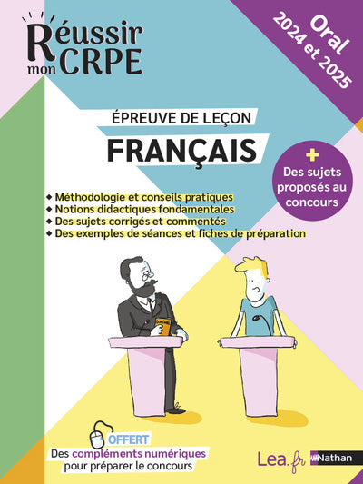 Réussir mon CRPE Français oral 2024 et 2025 épreuve de leçon