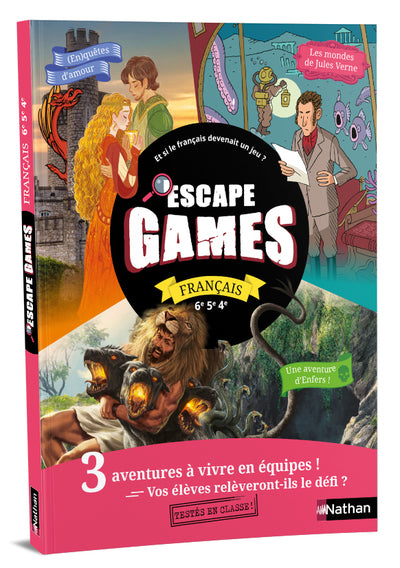 Pochette escape games français 6e/5e/4e